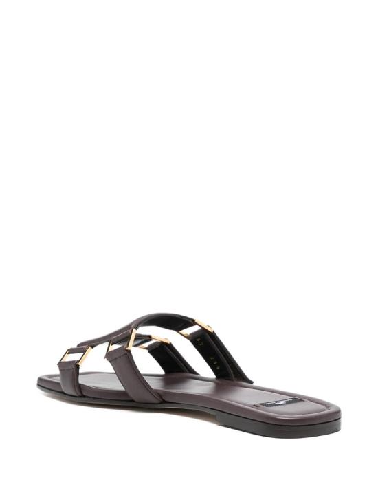 26SS 엘리자베타프랜치 뮬/슬리퍼 SA50L62E2644 Brown - ELISABETTA FRANCHI
