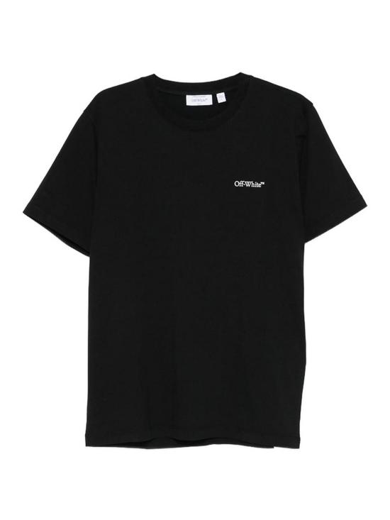 26SS 오프화이트 반팔 티셔츠 44MAA027S26J001001 Black