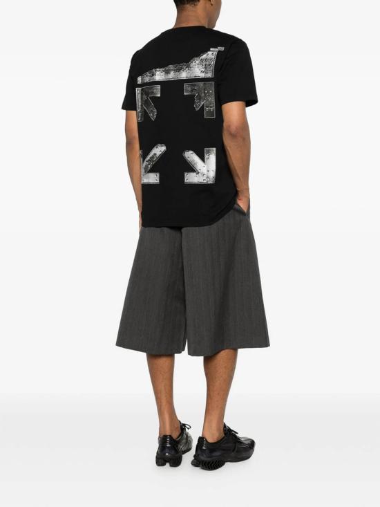 26SS 오프화이트 반팔 티셔츠 44MAA027S26J001001 Black - OFF WHITE