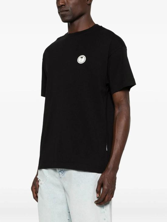 26SS 팜앤젤스 반팔 티셔츠 PMAA109S26JER00B1003 Black - PALM ANGELS