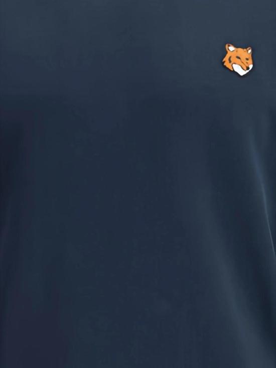 26SS 메종키츠네 폭스 헤드 레귤러 폴로 티셔츠 PM00303KM0340CNAVY Blue - MAISON KITSUNE