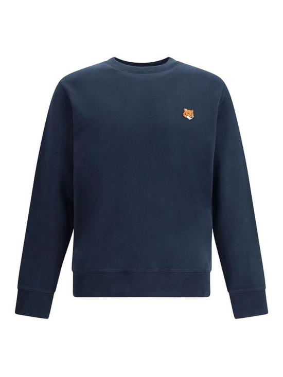 26SS 메종키츠네 폭스 헤드 레귤러 폴로 티셔츠 PM00303KM0340CNAVY Blue