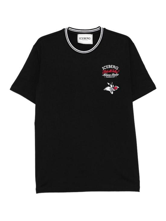 26SS 아이스 비 아이스버그 반팔 티셔츠 F043627A9000 Black