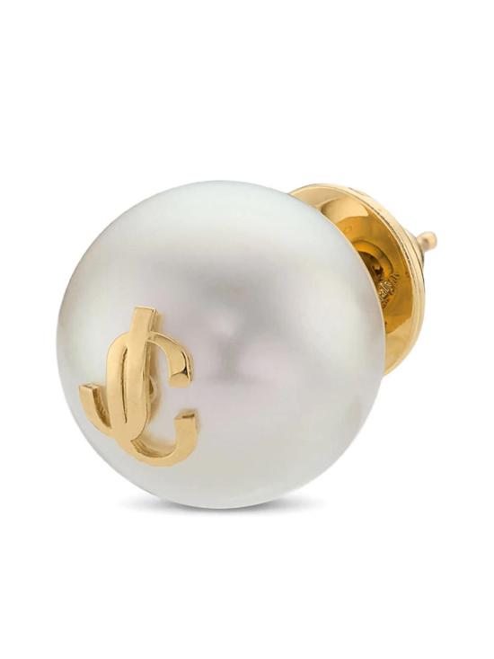 26FW 지미추 이어링 MAXIPEARLDXQGOLWH White - JIMMY CHOO