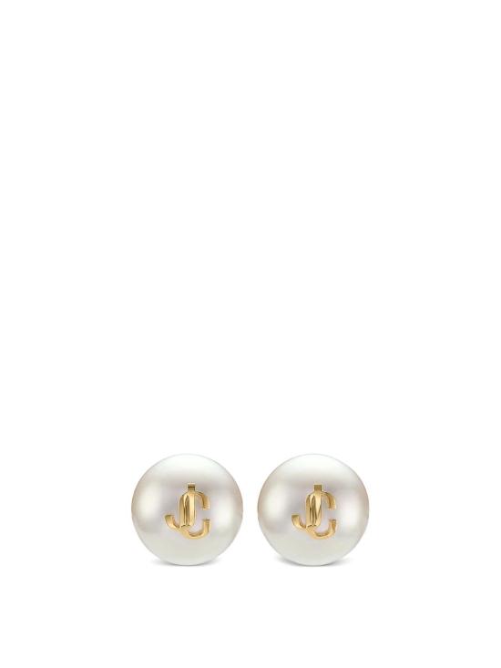 26FW 지미추 이어링 MAXIPEARLDXQGOLWH White