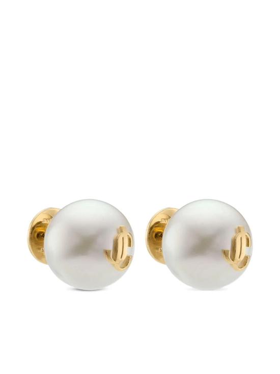 26FW 지미추 이어링 MAXIPEARLDXQGOLWH White - JIMMY CHOO