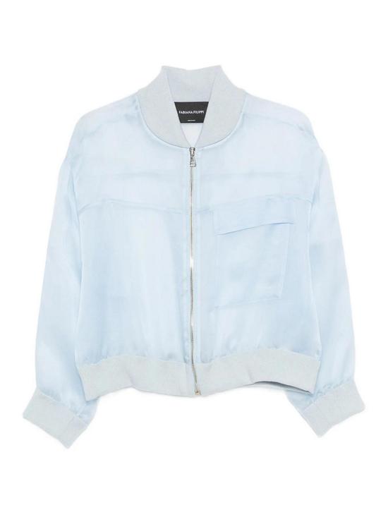 26SS 파비아나 필리피 테크노 테일러링 봄버 재킷 GCD266F227L7785154 Blue