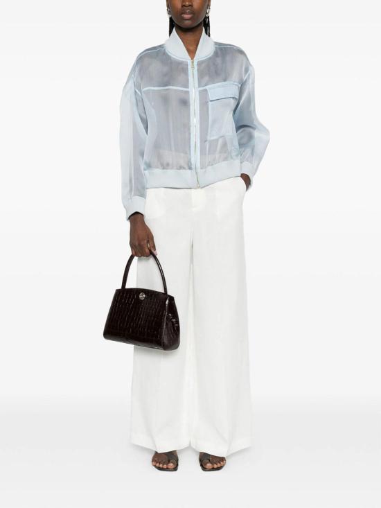 26SS 파비아나 필리피 테크노 테일러링 봄버 재킷 GCD266F227L7785154 Blue - FABIANA FILIPPI