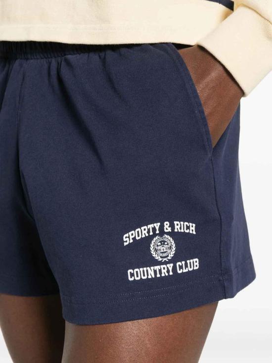 26FW 스포티앤리치 숏팬츠 SH03776218BLDNAVY Blue - SPORTY & RICH
