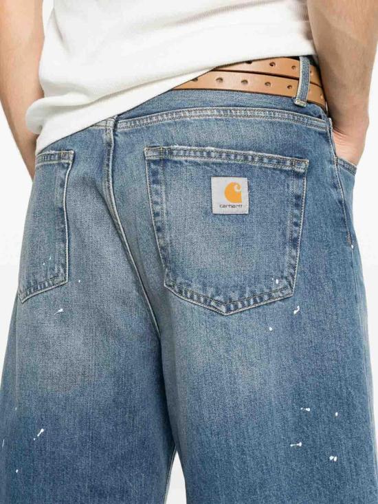 26FW 칼하트 데님 숏팬츠 I03702801EJ Blue - CARHARTT