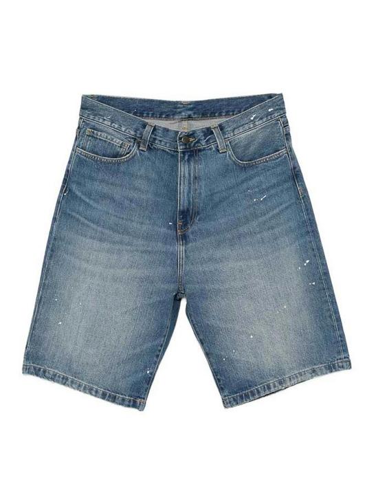 26FW 칼하트 데님 숏팬츠 I03702801EJ Blue