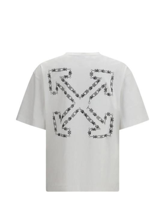 26SS 오프화이트 반팔 티셔츠 44MAA120S26J004100 White - OFF WHITE