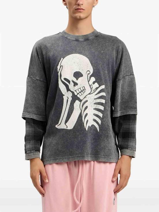 26SS 팜앤젤스 탑 PMAB05ES26JER0011003 Grey - PALM ANGELS
