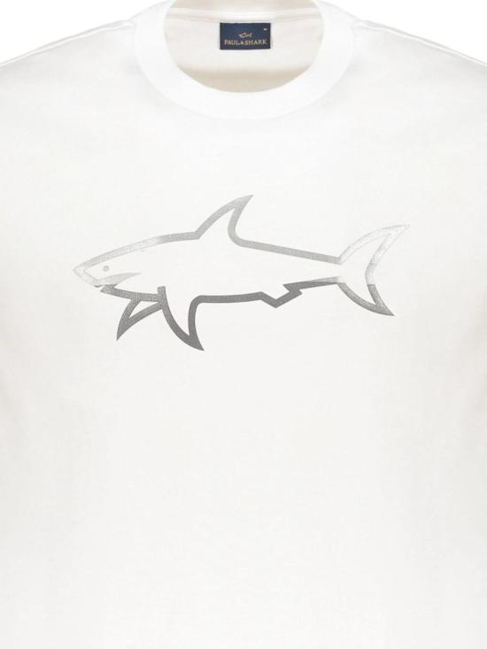 26SS 폴앤샤크 반팔 티셔츠 25411078010 White - PAUL & SHARK