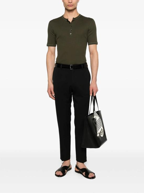 26SS 돌체앤가바나 코튼 세라피노 티셔츠 G8QX6TG7P0DM4001 Green - DOLCE & GABBANA