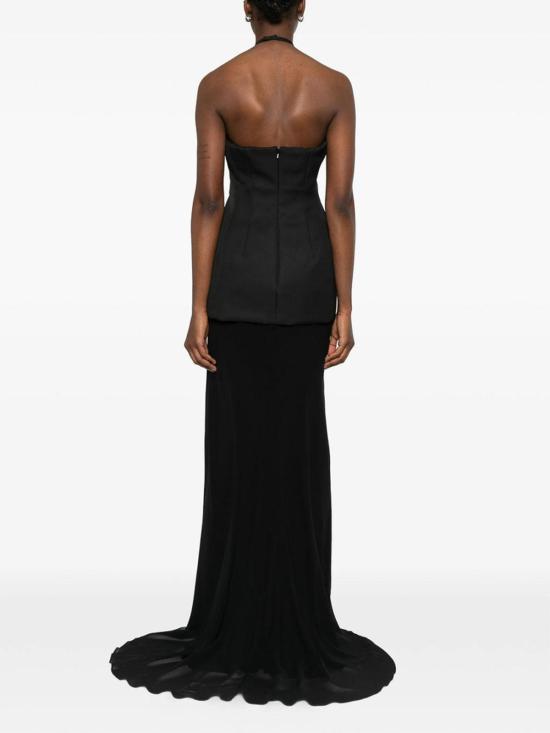 26SS 스포트막스 롱 원피스 SPXPINNE538007 Black - SPORTMAX