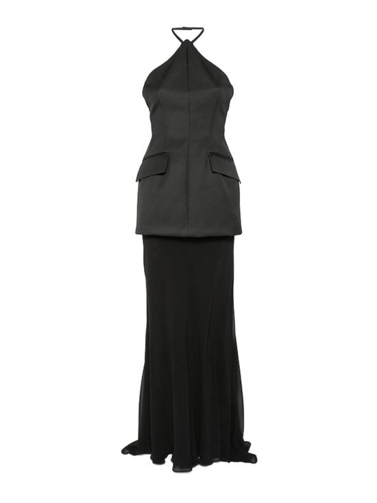 26SS 스포트막스 롱 원피스 SPXPINNE538007 Black