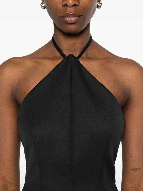 26SS 스포트막스 롱 원피스 SPXPINNE538007 Black - SPORTMAX