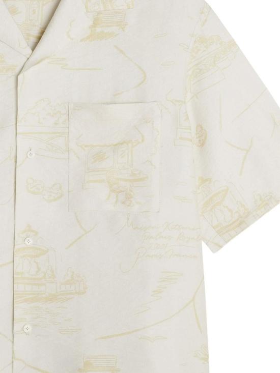 26SS 메종키츠네 셔츠 QM00404WW9103BEIST Beige - MAISON KITSUNE
