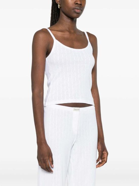 26FW 스포티앤리치 민소매 티셔츠 TO11076326WHITE - SPORTY & RICH