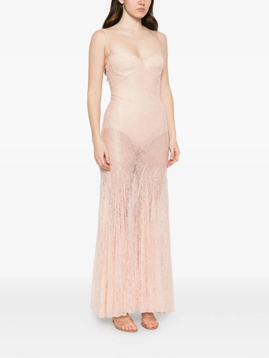 26SS 엘리자베타프랜치 롱 원피스 ABR0862E2EA1 Nude Neutrals - ELISABETTA FRANCHI