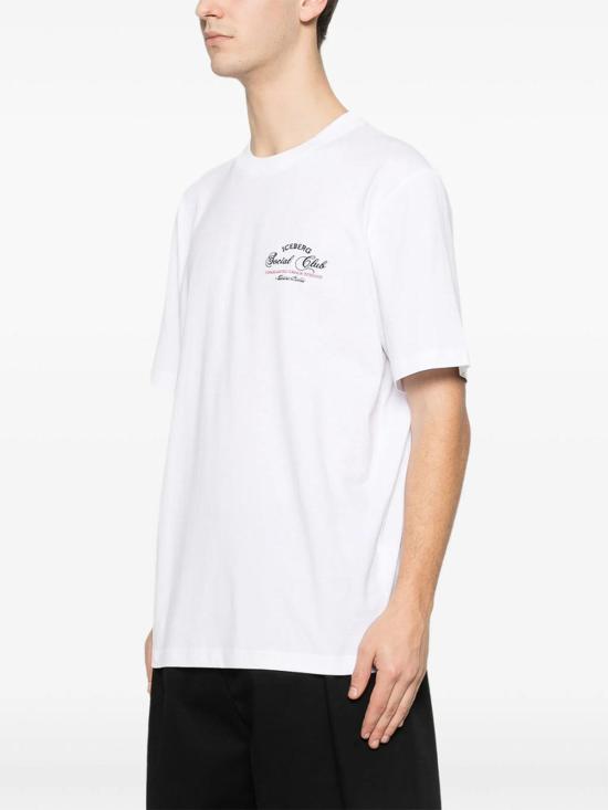 26SS 아이스 비 아이스버그 반팔 티셔츠 F02063251101 White - ICE B ICEBERG