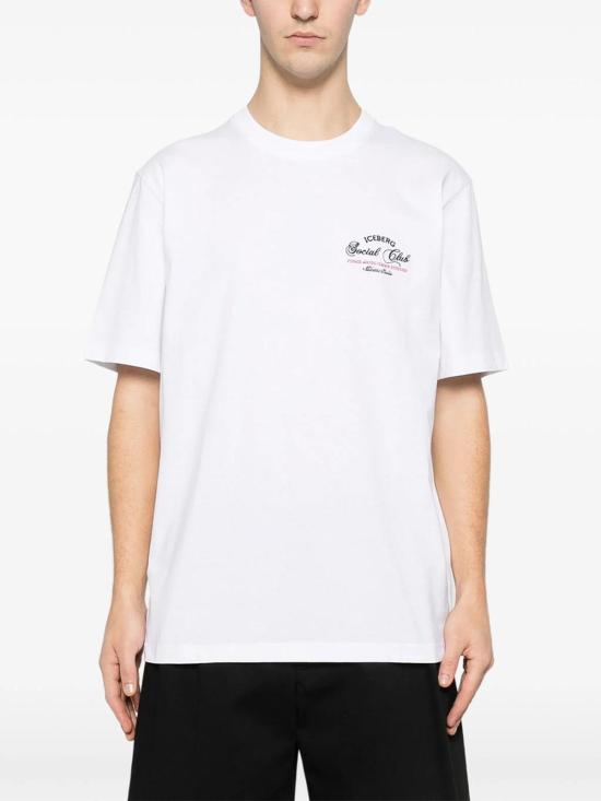 26SS 아이스 비 아이스버그 반팔 티셔츠 F02063251101 White - ICE B ICEBERG