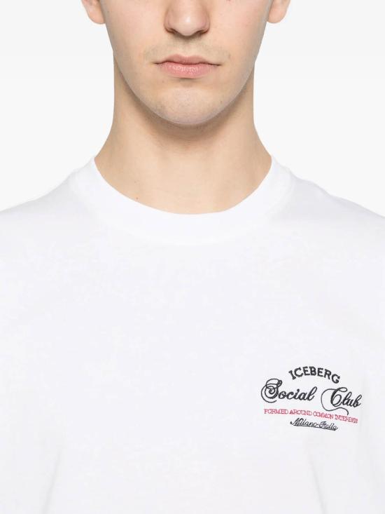 26SS 아이스 비 아이스버그 반팔 티셔츠 F02063251101 White - ICE B ICEBERG