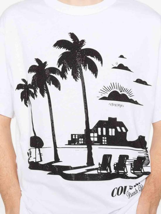 26SS 베르사체 반팔 티셔츠 80GAHT11CJ00T003 White - VERSACE