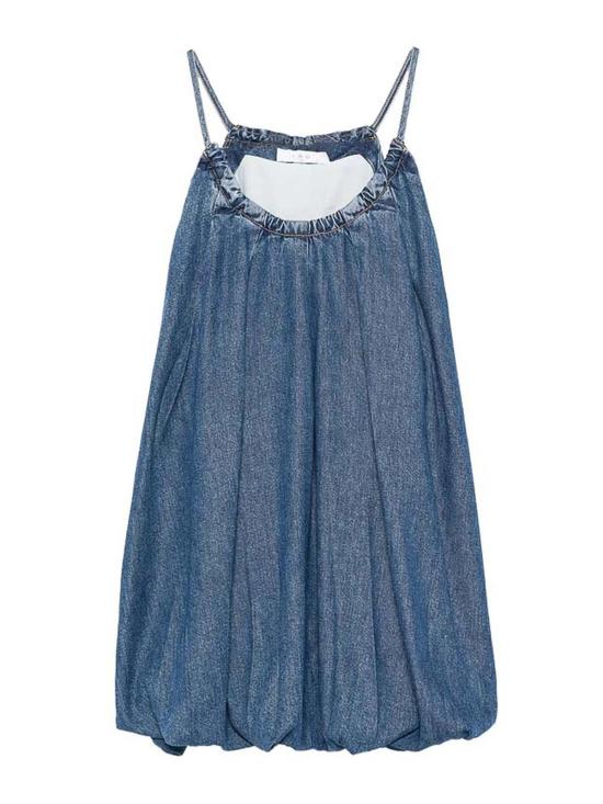 26SS 이로 숏 원피스 JUSTINAWM33DEN10 Blue