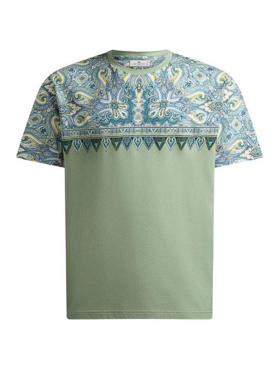 26SS 에트로 반팔 티셔츠 AKI12MRMA002X0890 Green