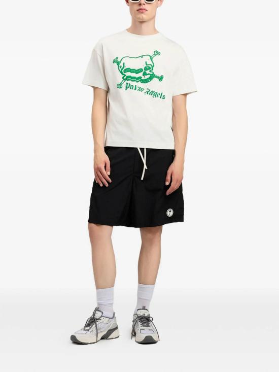26SS 팜앤젤스 반팔 티셔츠 PMAA109S26JER0040355 White - PALM ANGELS