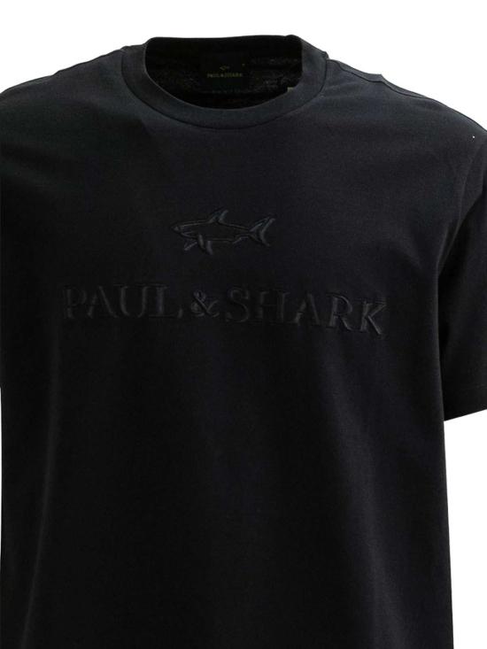 26SS 폴앤샤크 반팔 티셔츠 26411012011 Black - PAUL & SHARK