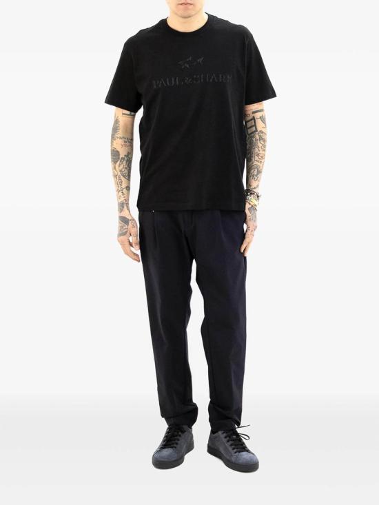 26SS 폴앤샤크 반팔 티셔츠 26411012011 Black - PAUL & SHARK