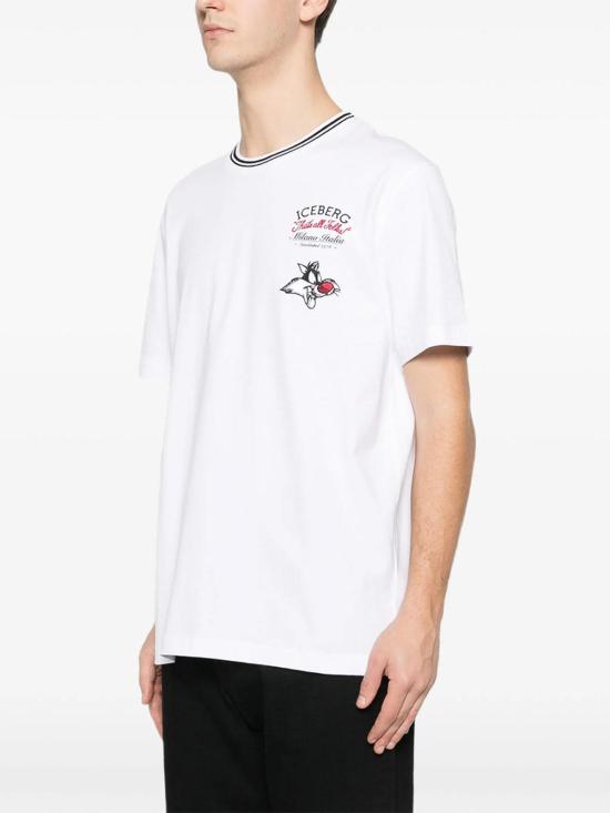 26SS 아이스 비 아이스버그 반팔 티셔츠 F043627A1101 White - ICE B ICEBERG