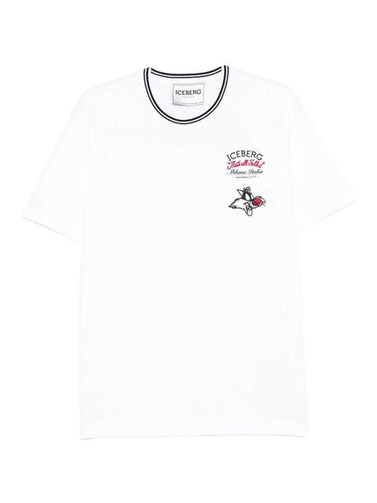 26SS 아이스 비 아이스버그 반팔 티셔츠 F043627A1101 White