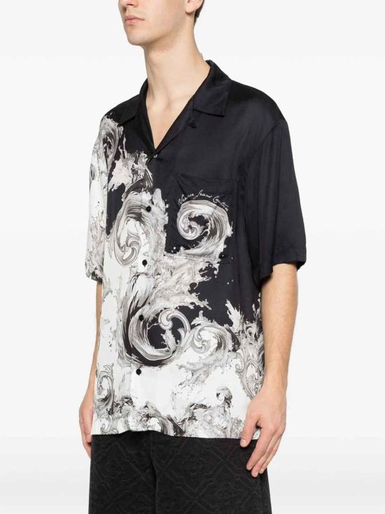 26SS 베르사체 셔츠 80GAL2BBNS786V22 Black - VERSACE