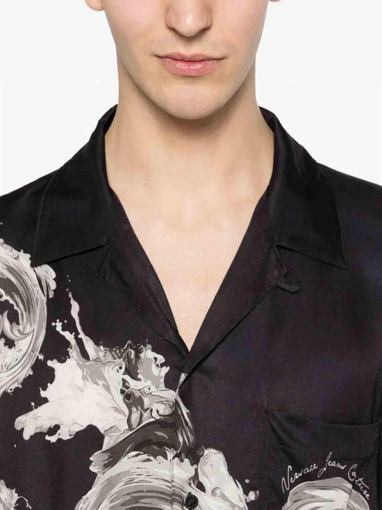 26SS 베르사체 셔츠 80GAL2BBNS786V22 Black - VERSACE