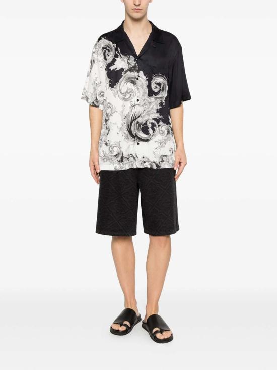 26SS 베르사체 셔츠 80GAL2BBNS786V22 Black - VERSACE