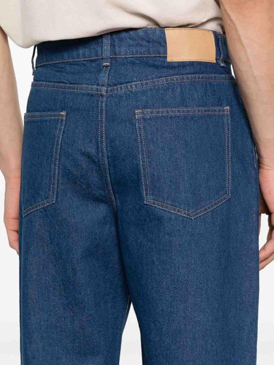 26SS 메종키츠네 스트레이트 팬츠 QM01103WD4023WAIND Blue - MAISON KITSUNE