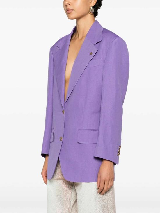 26SS 베르사체 수트 자켓 1A1801710250541L980 Purple - VERSACE