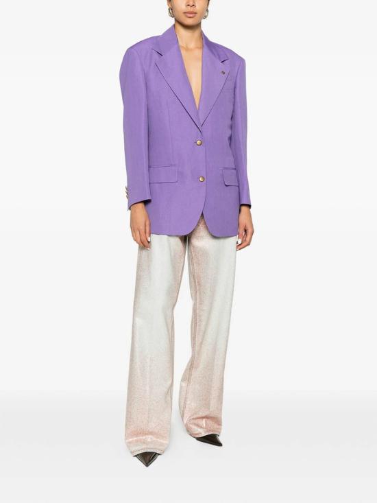 26SS 베르사체 수트 자켓 1A1801710250541L980 Purple - VERSACE