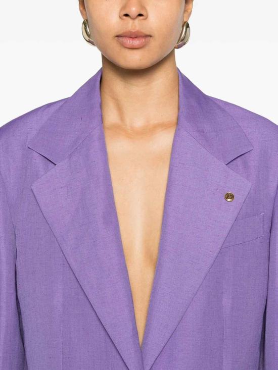 26SS 베르사체 수트 자켓 1A1801710250541L980 Purple - VERSACE