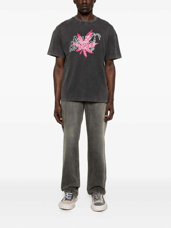 26SS 팜앤젤스 반팔 티셔츠 PMAA109S26JER0031032 Grey - PALM ANGELS