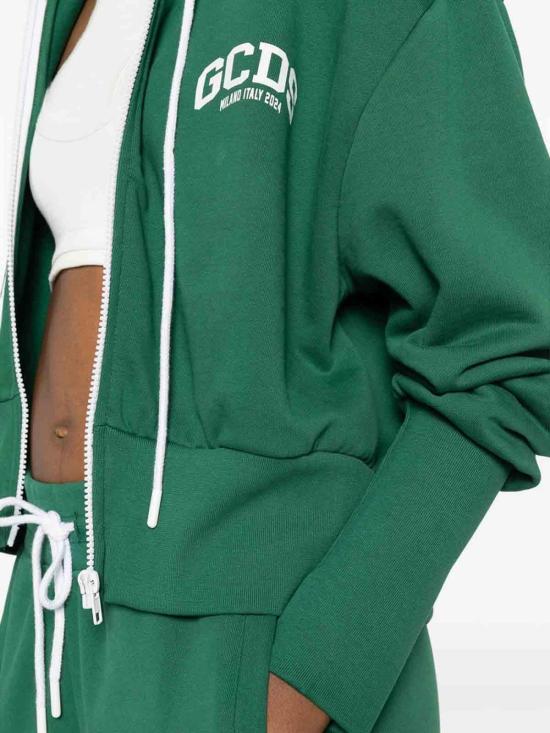 26SS 지씨디에스 후드 티셔츠 C1WEQE122F004 Green - GCDS