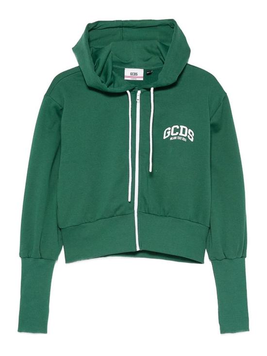 26SS 지씨디에스 후드 티셔츠 C1WEQE122F004 Green