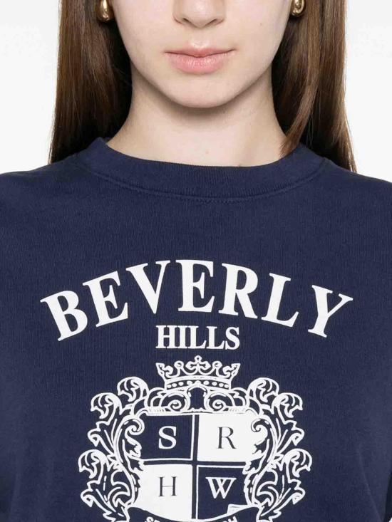 26SS 스포티앤리치 긴팔 티셔츠 ST07164256 Blue - SPORTY & RICH