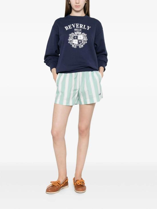 26SS 스포티앤리치 긴팔 티셔츠 ST07164256 Blue - SPORTY & RICH