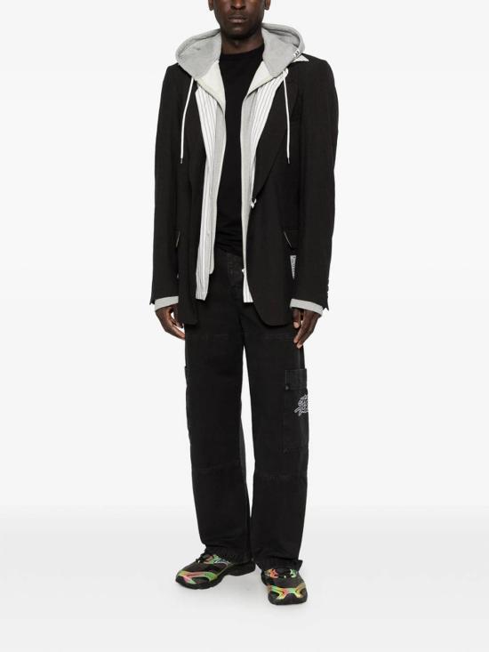 26SS 오프화이트 팬츠 44XCF04ES26F001001 Black - OFF WHITE