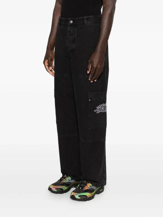 26SS 오프화이트 팬츠 44XCF04ES26F001001 Black - OFF WHITE